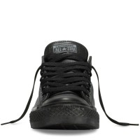 Кеды Converse All Star Чёрные Кожаные Конверсы 135253C