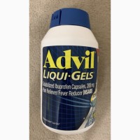 Ібупрофен, Advil Liqui-Gels minis, адвил, 200 мг, 200 капсул, США
