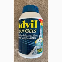 Ібупрофен, Advil Liqui-Gels minis, адвил, 200 мг, 200 капсул, США