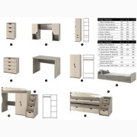 Набор мебели в детскую комнату - Саванна