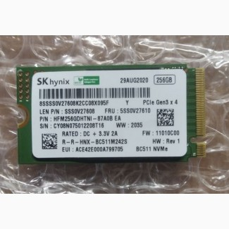 Накопичувач SSD Hynix NVMe 256GB