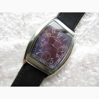 Часы Franck Muller King, кварцевые, кожаный ремешок, новые