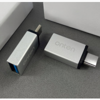 Переходник Onten OTG type-C to USB gray black Adapter Адаптер Converter Onten OTN-9130