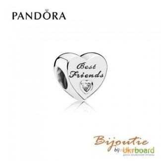 PANDORA шарм лучшие друзья 791727CZ Оригинал Пандора