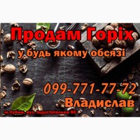 Продам горіх!Будь який обсяг!Можна вибирати