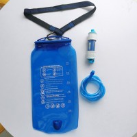 PEVA food grade sports folding water filter bag factory direct sales