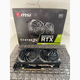 Відеокарта MSI GeForce RTX 3060 Ti Ventus 2X OC 8 ГБ GDDR6 *НОВІ ФАНИ