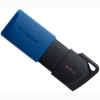 Флешка Kingston 2x64GB DataTraveler Exodia M Black/Blue USB 3.2 (DTXM/64GB-2P)