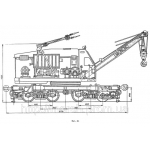 Продаются запчасти на железнодорожный кран КДЭ-253 (КЖДЭ-25)