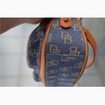 Сумка Dooney Bourke Signature Small Джинс + кожа, оригинал Б/У