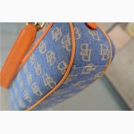 Сумка Dooney Bourke Signature Small Джинс + кожа, оригинал Б/У