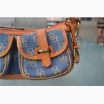 Сумка Dooney Bourke Signature Small Джинс + кожа, оригинал Б/У