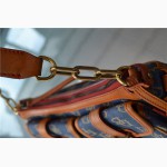 Сумка Dooney Bourke Signature Small Джинс + кожа, оригинал Б/У