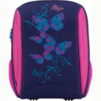 Рюкзак школьный каркасный Kite Butterfly K18-732M-1