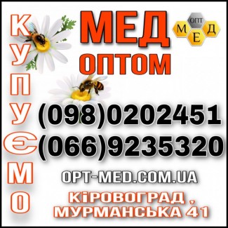 Куплю мед оптом от 300 кг. Черкасская обл