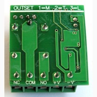 Одноканальный приемник реле 433 мГц 12в