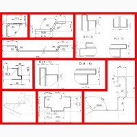Профили цельногнутые. Изделия из металла