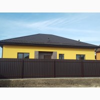 Продам 1 эт. новый дом 130 кв.м. в с.Осещина, ул.Вышгородская, 9 соток под застройку