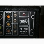 Микшерный пульт активный Peavey PA-200 mixer 