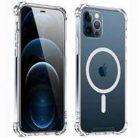 Чехол с магсейф CLEAR CASE with MagSafe на айфон iphone от 5 до 12 Pro Max