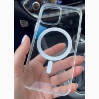 Чехол с магсейф CLEAR CASE with MagSafe на айфон iphone от 5 до 12 Pro Max