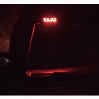 Вывеска такси(taxi), шашка, табличка, дисплей led 12B 12v