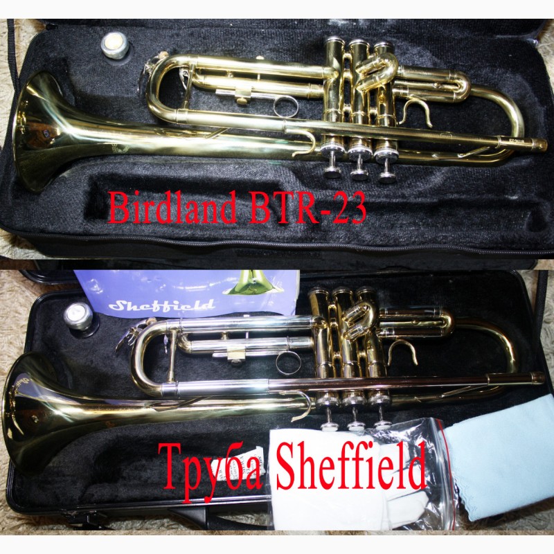 Фото 3. Музичні труби фірмові, радянські, футляри, чехли Trumpet