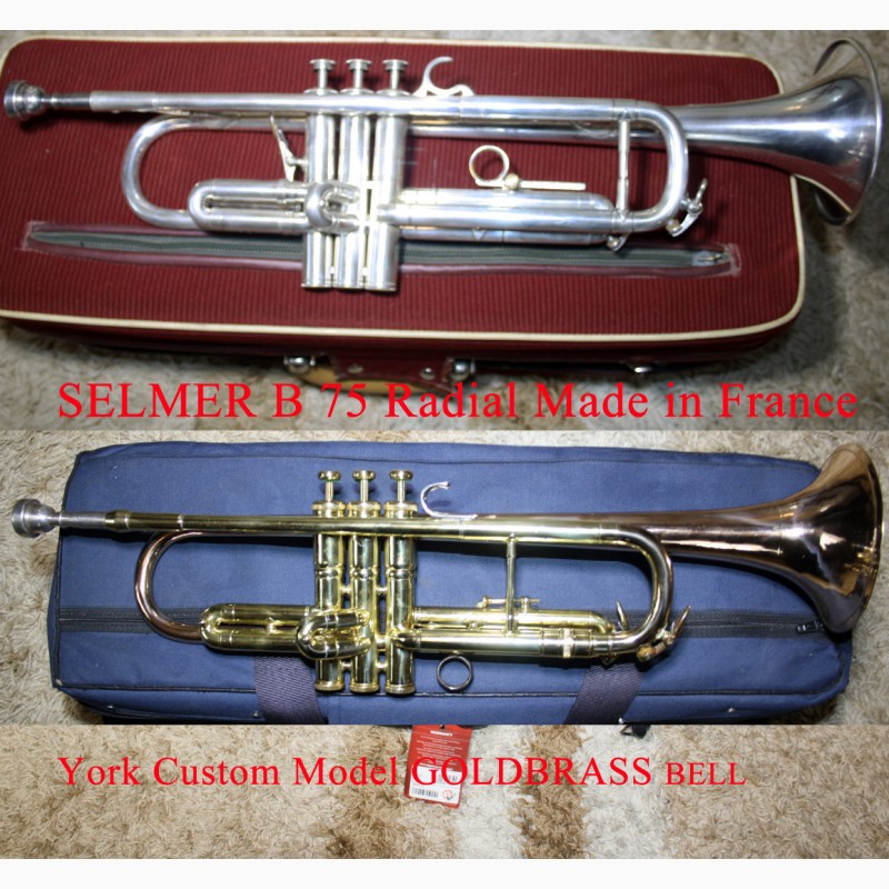 Фото 8. Музичні труби фірмові, радянські, футляри, чехли Trumpet