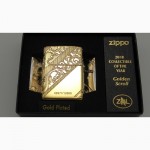 Продам зажигалку Zippo 29653 Gold Plated Golden Scroll