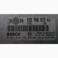 Электронный блок двигателя фольксваген, Volkswagen 038906019aj