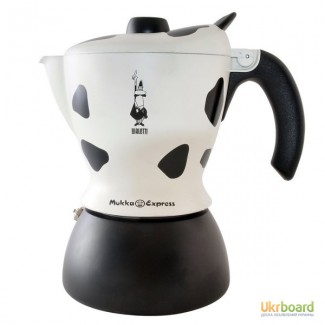 Гейзерная кофеварка для приготовления капучино Bialetti Mukka Express