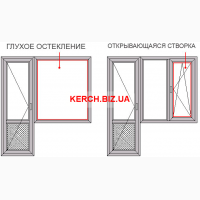 Переделка глухих окон, дверей в открывающиеся в Керчи