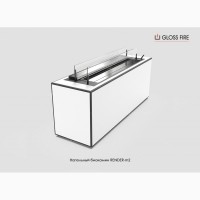 Підлоговий біокамін Render 900-m2 Gloss Fire