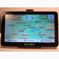 GPS навигатор Tenex, с программой IGO Truck! Обновленные карты