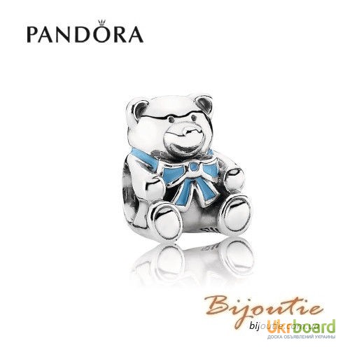 Оригинал PANDORA шарм мишка BOY 791124EN41