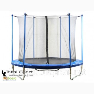 Батут 8 FT (252см) с защитной сеткой марки Total sport