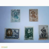 Продам марки 1937г - 100 лет смерти Пушкина и др