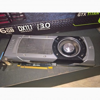 Продам видеокарту Asus PCI-Ex GeForce GTX Titan 6144MB