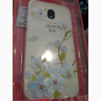 Чехол-накладка стразики на Samsung J330 J3-2017 Samsung J320 J3-2016 Samsung J327 Samsung