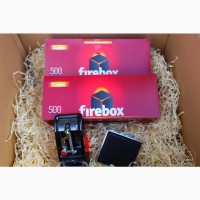 Набор для набивки сигаретных гильз: FireBox, электрическая машинка Gerui, портсигар