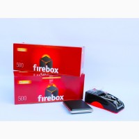 Набор для набивки сигаретных гильз: FireBox, электрическая машинка Gerui, портсигар