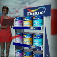 Торговые стойки для краски Dulux от Bendvis