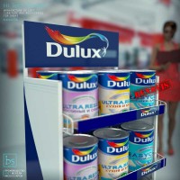 Торговые стойки для краски Dulux от Bendvis