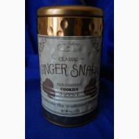 Винтажная банка из под GINGER SNAPS