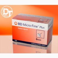 Иглы для шприц ручек BD Микро Файн Плюс 6 мм (Micro Fine Plus 6 мм)