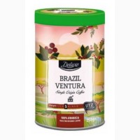 Бразильское Кофе в зернах Deluxe 100% арабика Brazil Ventura/Honduras Soleado/Tanzania