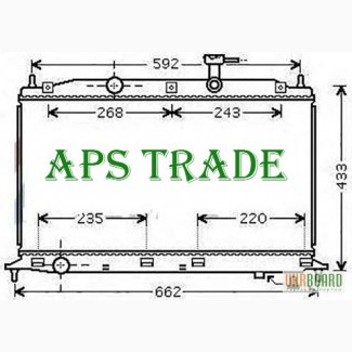 Радиатор основной Accent, Hyundai Accent Радиатор основной, Accen