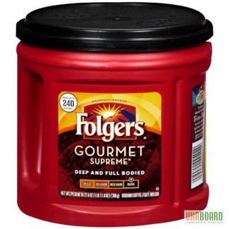 Folgers изысканный молотый кофе высшего сорта