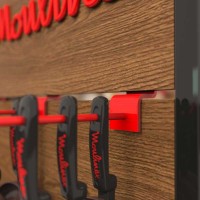 Торговый стенд экономпанели с крючками для Moulinex от производителя BENDVIS