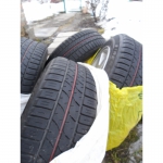 Літню резину Firestone 195/60 R15 + титани (опелівські)